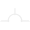 Ekena Millwork Ericson Architectural Grade PVC Gable Bracket, 108"W x 49 1/2"H x 2"D x 4"F, 11/12 Pitch GBP108X50X0204ERI00 - alternate 5
